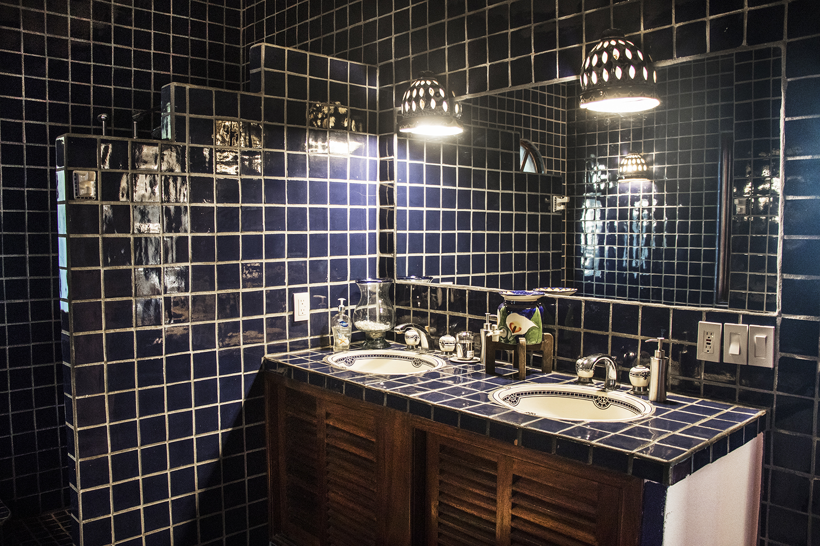 Bathroom at Casa Aqua Bella Vacation Rental Property Mexico