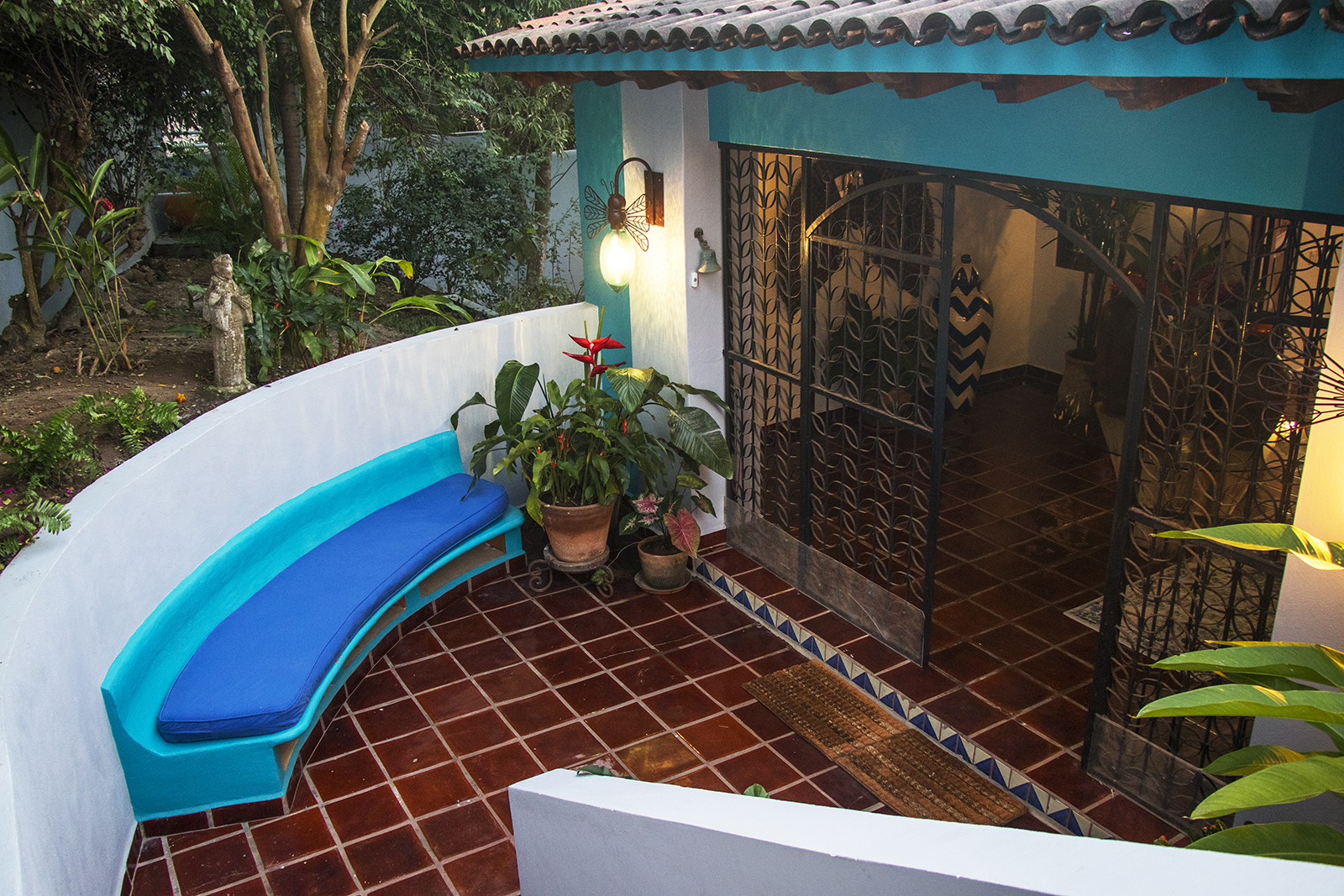 Terrace at Casa Aqua Bella - Vacation Rental - San Pancho, Nayarit, Mexico